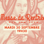 Messe de rentrée des familles